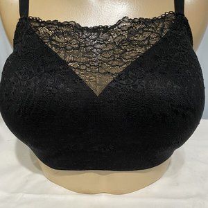 SCARLETTE BLACK SIZE 36DDD CAMI STYLE BRA